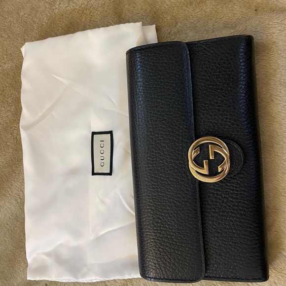 Gucci Continental Interlocking GG Long Wallet - Picture 1 of 7